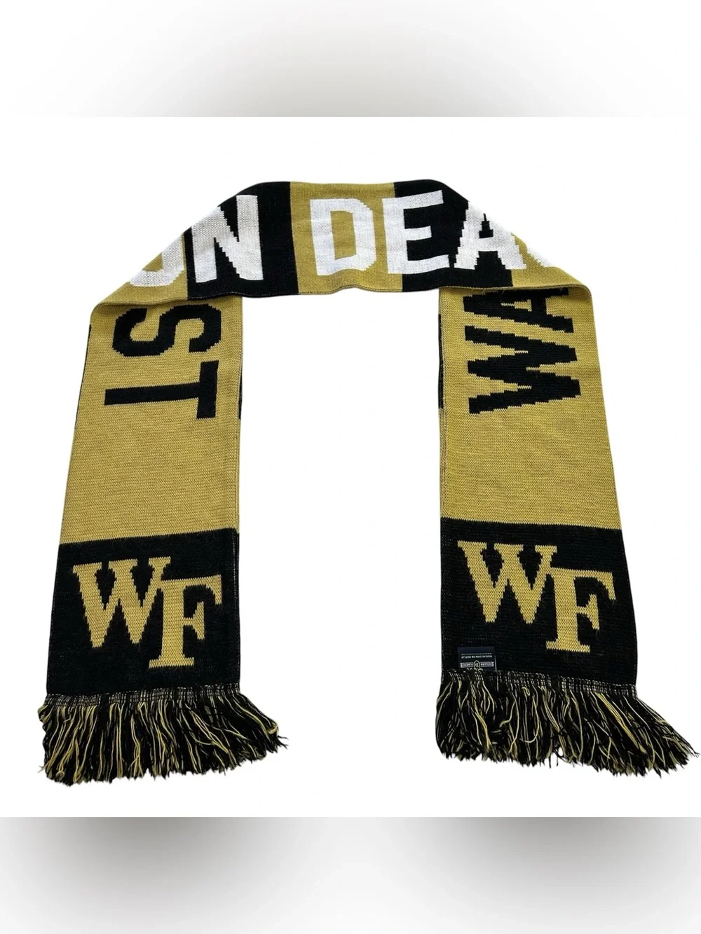 Wake Forest Demon Deacons Classic Knitted Scarf Diehard Scarves 63”x7” OS